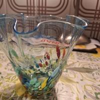Vaso in vetro di Murano vetreria Nason 