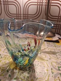 Vaso in vetro di Murano vetreria Nason 