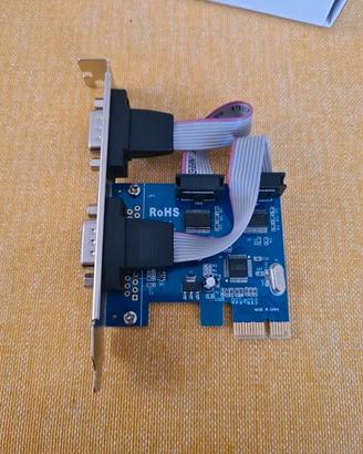 Scheda PCI-Ex Seriale - 2 porte