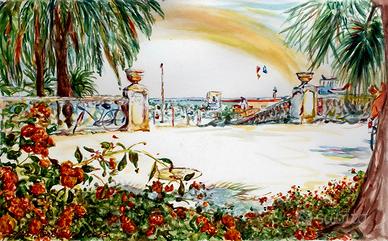 acquerello su cartoncino cm 40x30