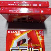3 audiocassette vergini SONY CDit I 90