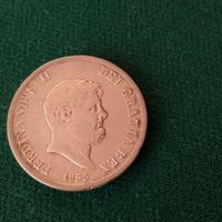 Ferdinando II - Piastra 1853