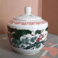 Antica zuccheriera in porcellana cinese