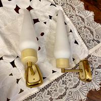 Splendida coppia di applique ‘60 in ottone