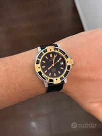 Orologio Lucien Rochat con lunetta in oro 18 kt