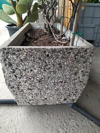 Fioriera in cemento