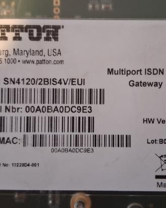 Patton Smartnode 4120/2BIS4V/EUI
