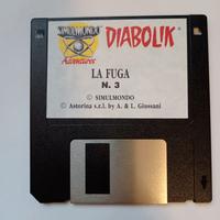 Diabolik 3  La Fuga videogioco Simulmondo  AMIGA