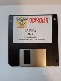 Diabolik 3  La Fuga videogioco Simulmondo  AMIGA