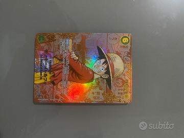 Carta one piece monkey d luffy red