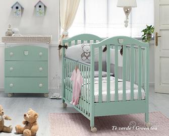 Lettino e cassettiera/fasciatoio Azzurra Design