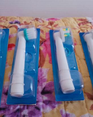 lotto 4 testine ricanbio ORAL B ORIGINALE 