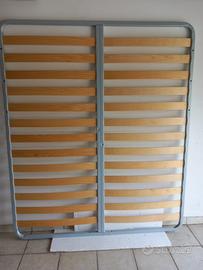 Rete con doghe  in legno 160x190