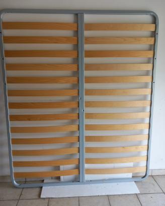 Rete con doghe  in legno 160x190