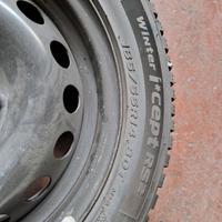 Ruote invernali 185/55 R14 80T Fiat Panda 100hp.