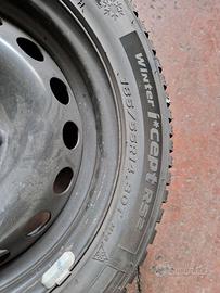 Ruote invernali 185/55 R14 80T Fiat Panda 100hp.