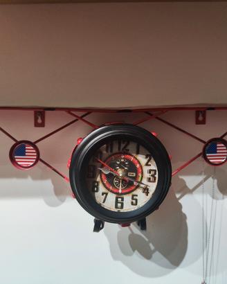 Orologio Americano Mensola Porta Oggetti Vintage