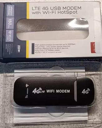 MODEM WIFI 4GLTE PORTATILE (CON SLOT SIM) 