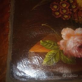 set di due dipinti vintage