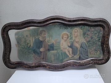 cornice in legno laccato 