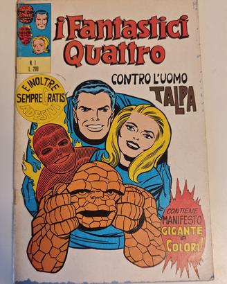 I Fantastici Quattro n. 1 – Editoriale Corno 1971