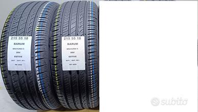 2 GOMME 215 55 18 BARUM RIF4096