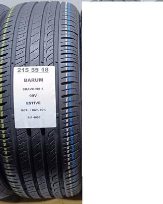 2 GOMME 215 55 18 BARUM RIF4096