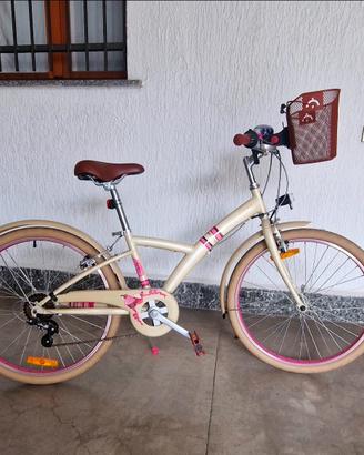 Bicicletta B'twin 24pollici 8/11 anni con 5 rappor