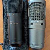 2 microfoni da studio T.Bone SC400 e Takstar SM7B