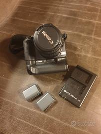 Canon 400d + obbiettivo 18 55 + batteria grip