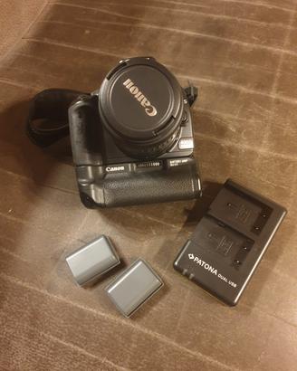 Canon 400d + obbiettivo 18 55 + batteria grip