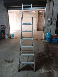 SCALA PROFESSIONALE IN ALLUMINIO 6 GRADINI