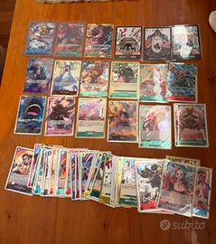 One Piece TCG - 70 SEC, SR, R cards