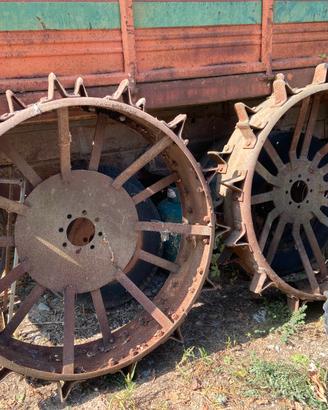 Ruote in ferro con puntoni
