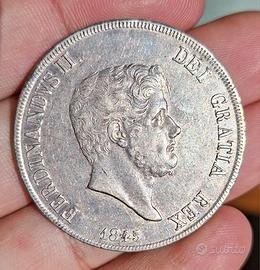 Piastra 120 grana 1845, Ferdinando II