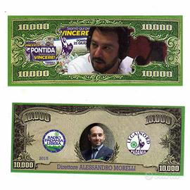 LEGA NORD BANCONOTA 10000 -PONTIDA -SALVINI
