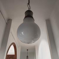 coppia lampadari a lampadina