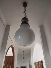 coppia lampadari a lampadina