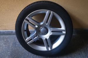 4 GOMME ESTIVE CON CERCHIONI AUDI ORIGINALI