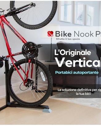 supporto bicicletta regolabile salvaspazio