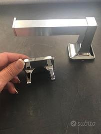 Coppia Accessori Bagno Cromati