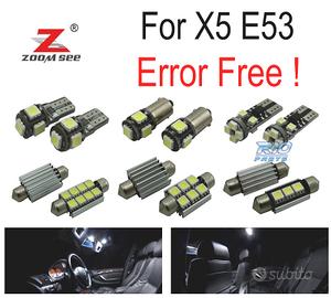 KIT 20 LAMPADE LED INTERNE BMW X5 E53 2000-2006