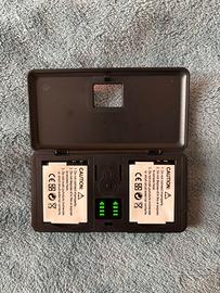 Caricabatterie  + 2 batterie SLB-11A x SAMSUNG
