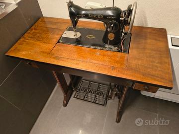 macchina da cucire Singer vintage anni 40 