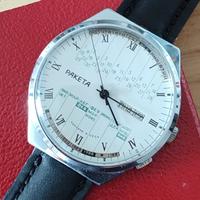 Raketa Calendar College, Orologio Russo Vintage.