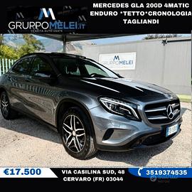 Mercedes GLA 200d 4Matic Enduro *TETTO*CRONOLOGIA 