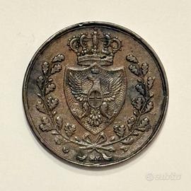 Regno di Sardegna 5 centesimi 1826 P Torino R2