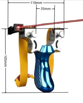 Fionda con mirino laser e livello 