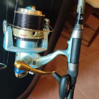COMPLETO DI CANNE DA PESCA COME NUOVO 250€