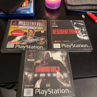 Resident evil 1,2,3  PS1